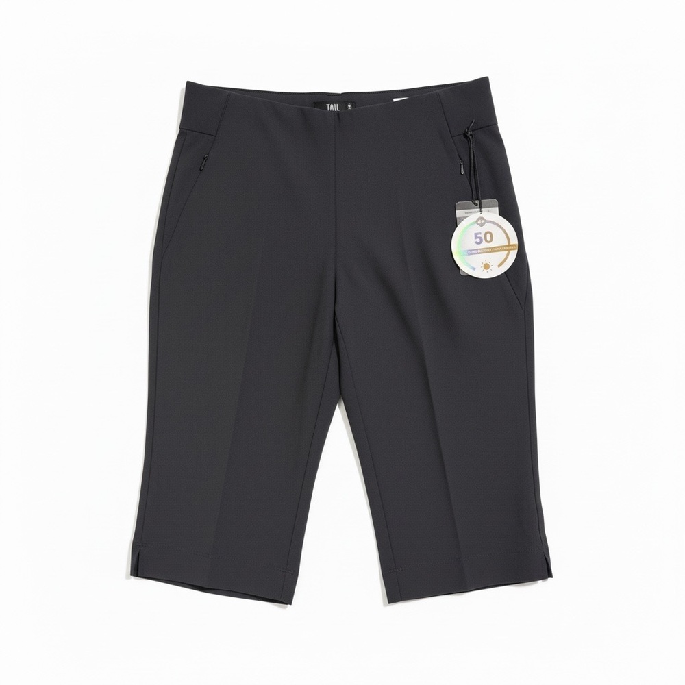 NWT Tail White‎ Label Women's Black Athletic Shorts Golf Performance Wear